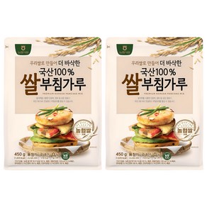 농협식품 쌀부침가루, 450g, 2개