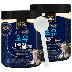 팔레오 멀티 초유 단백질 분말, 2개, 240g