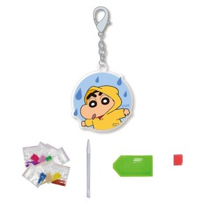 아이러브페인팅 DIY 보석십자수 키링 DIY CUBIC KEYRING, 우비짱구, 1개