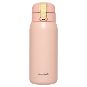 락앤락 스쿨핏 코튼캔디 원터치 텀블러, 핑크, 370ml, 1개