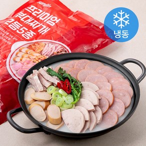 선진 프리미엄 부대찌개 모듬 5종 (냉동), 1kg, 1개