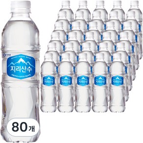 지리산수 아워홈 블루, 80개, 500ml