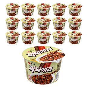 짜파게티 큰사발면 123g, 16개