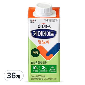 하이뮨 케어메이트 균형 당뇨식, 200ml, 36개