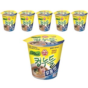 오뚜기 컵누들 우동맛 38.1g, 6개