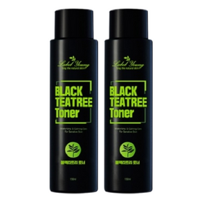라벨영 쇼킹 블랙 티트리 토너, 150ml x 2개, 2개, 150ml