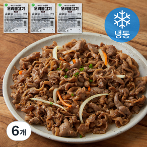 다향 오리불고기 간장맛 (냉동), 150g, 6개