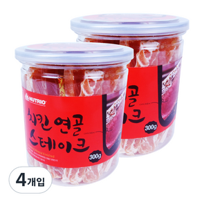 뉴트리오 스테이크 반려견 간식, 치킨연골맛, 300g, 4개