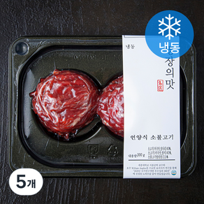 명장의맛 양념 언양식 소불고기 (냉동), 300g, 5개