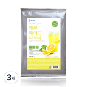 위드고 레몬에이드 파우더, 1kg, 1개입, 3개