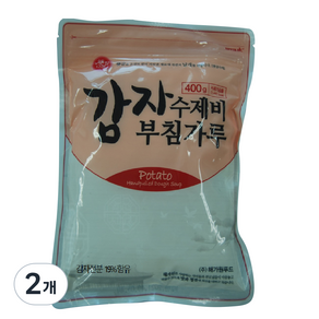 해가원 감자 수제비 부침가루, 400g, 2개