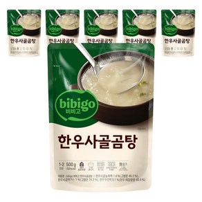 비비고 한우사골곰탕, 500g, 6개
