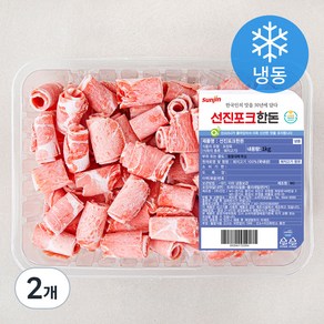 선진포크 한돈 대패 목심 (냉동), 1kg, 2개