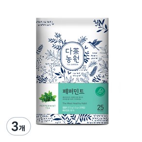 다농원 페퍼민트티, 1.5g, 25개입, 3개