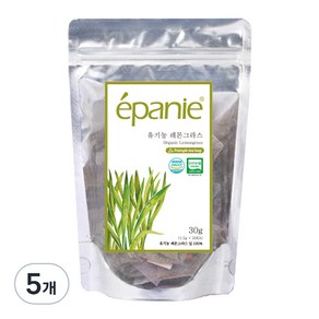 에빠니 유기농차 티백 레몬그라스, 30g, 20개입, 5개