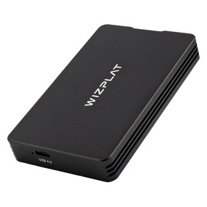 위즈플랫 플렉스 드라이브 외장 NVMe SSD 포터블 케이스 USB4 썬더볼트4 USB C TUB4000P, 1개