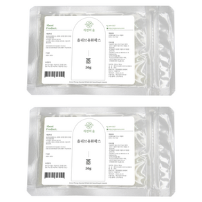 자연의숲 올리브 유화왁스 화장품재료 50g, 2개