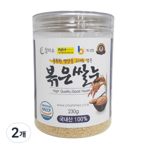 참미소 볶은 쌀눈, 230g, 2개