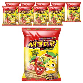 크라운 새콤달콤 딸기 레모네이드 캔디, 200g, 10개