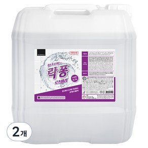 락퐁 욕실세정제 로즈마리향, 18.75L, 2개