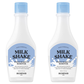 스킨푸드 밀크쉐이크 포인트 메이크업 리무버, 160ml, 2개