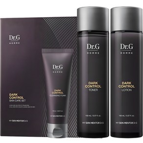 닥터지 옴므 다크 컨트롤 토너 150ml + 로션 150ml + 클렌징폼 70ml 세트