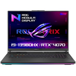 에이수스 2023 ROG 스트릭스 G18 지포스 RTX 4070, Eclipse Gay, 3TB, 16GB, WIN11 Home, G814JI-N6030