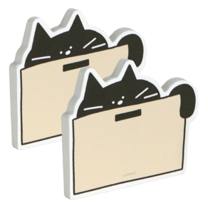 아이코닉 두들 메모지, 04 Box, 1세트, 2개입