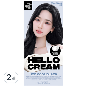 미쟝센 뉴 헬로크림 1CB 125g, 쿨블랙, 2개