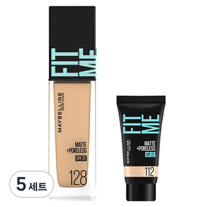 메이블린 핏미 파운데이션 레노 30ml + 미니파운데이션 5ml 세트