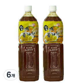 파낙스 참다음 유자청, 1.5L, 6개