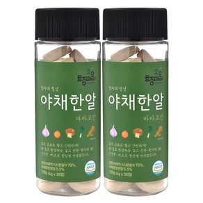 토종마을 HACCP인증 마마코인 야채한알 30코인 4g x 30정 X 2개, 120g