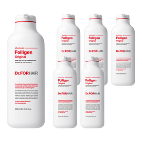 닥터포헤어 탈모증상완화 두피강화 폴리젠 오리지널 샴푸, 500ml, 6개
