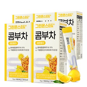 그린몬스터 디톡 콤부차 레몬홍차, 5g, 10개입, 5개