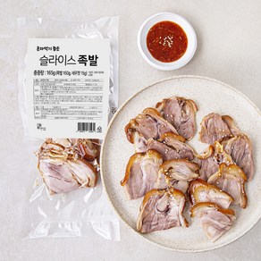 자연에찬 족발 슬라이스 150g + 새우젓 15g 세트, 1세트