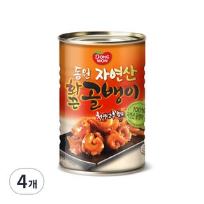 동원 화끈한 골뱅이 통조림, 400g, 4개