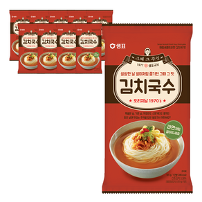 샘표 김치국수, 101g, 10개