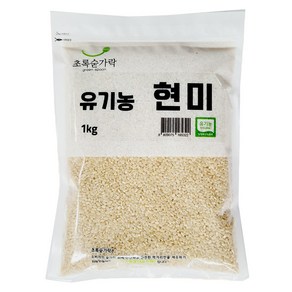 초록숟가락 유기농 현미, 1kg, 1개