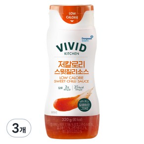 비비드키친 저칼로리 스윗칠리소스, 320g, 3개