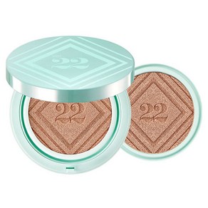 조성아22 씨앤티 바다 앰플 대왕쿠션 파운데이션 25g + 리필 25g 세트, 1호 라이트 베이지, 1개