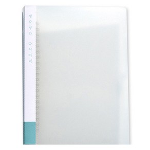 루카랩 생각정리 다이어리 A5 19R 20공 PP 바인더, 민트, 1개