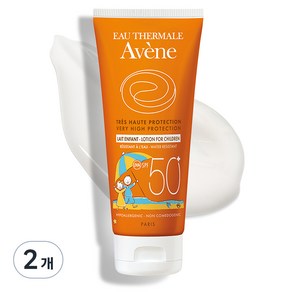 아벤느 선 레 앙팡 선크림 SPF50+ PA+++, 100ml, 2개