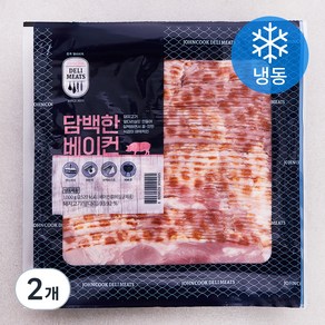 존쿡델리미트 담백한 베이컨 (냉동), 1kg, 2개