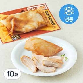 한끼통살 통살 제로슈가 닭가슴살 간장마늘 치킨맛 (냉동), 100g, 1개입, 10개