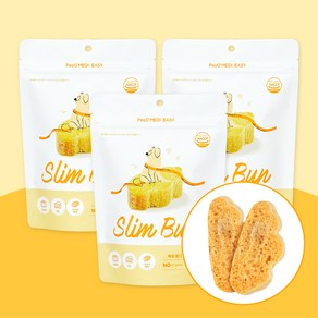 브리지테일 이지슬림번 강아지 다이어트 저칼로리 덴탈 간식, 단호박 치즈, 70g, 3개