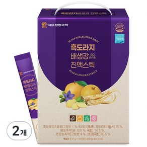 대웅생명과학 흑도라지 배 생강 진액스틱, 1kg, 2박스