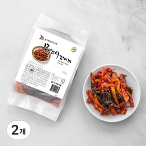 권기옥 명인 웃말 무말랭이 장아찌, 400g, 2개