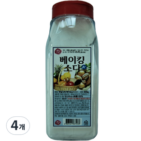 해가원 베이킹소다, 4개, 900g