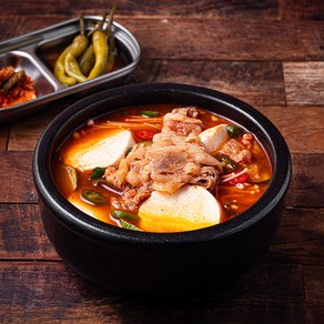 프레시지 우삼겹 순두부찌개 밀키트 2인분, 605g, 1개