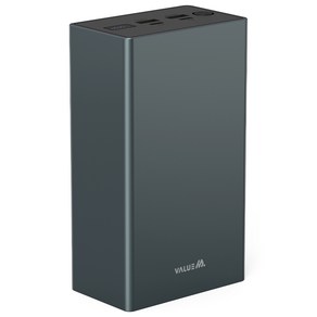 밸류엠 100W PPS 초고속 충전 PD 메탈 보조배터리 40000mAh 멀티단자 + 60W C t oC 케이블 세트